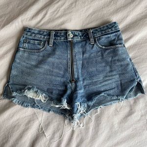 Abercrombie & Fitch “Annie” High Rise Denim Shorts